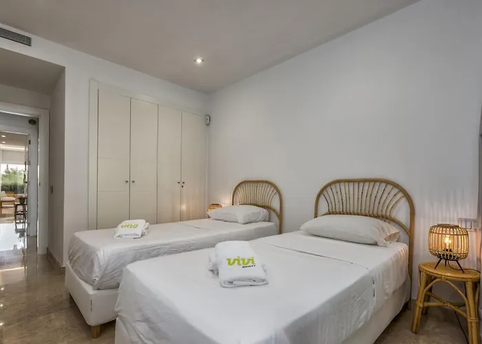 דירה Vivi Homes - Boho Sunrise Alminar Pool, Garden & Terrace